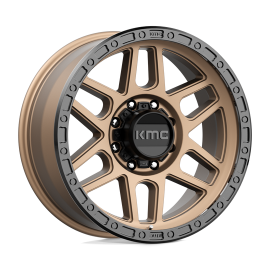KM54429088600 - KMC KM544 Mesa 20X9 8X180  0mm Matte Bronze With Black Lip - KMC Wheels Canada