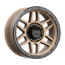 Load image into Gallery viewer, KM54479080612N - KMC KM544 Mesa 17X9 8X165.1 -12 mm Matte Bronze With Black Lip - KMC Wheels Canada