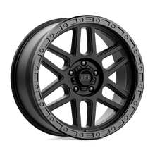 Load image into Gallery viewer, KM54429050718 - KMC KM544 Mesa 20X9 5X127  18mm Satin Black With Gloss Black Lip - KMC Wheels Canada