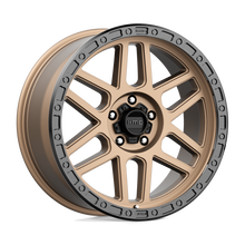 Charger l'image dans la galerie, KM54479050618 - KMC KM544 Mesa 17X9 5X127  18mm Matte Bronze With Black Lip - KMC Wheels Canada