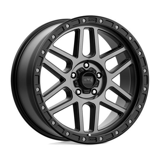 KM54479050418 - KMC KM544 Mesa 17X9 5X127  18mm Satin Black With Gray Tint - KMC Wheels Canada