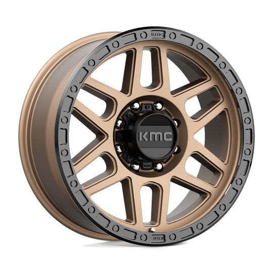 KM54429080618 - KMC KM544 Mesa 20X9 8X165.1  18mm Matte Bronze With Black Lip - KMC Wheels Canada