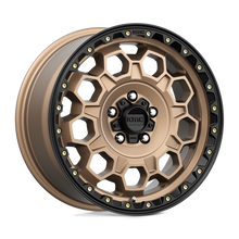 Load image into Gallery viewer, KM54578068620 - KMC KM545 Trek 17X8 6X139.7  20mm Matte Bronze With Black Lip - KMC Wheels Canada