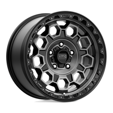 Charger l'image dans la galerie, KM54579050418 - KMC KM545 Trek 17X9 5X127  18mm Satin Black With Gray Tint - KMC Wheels Canada