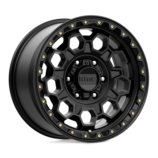 KM54579068718 - KMC KM545 Trek 17X9 6X139.7  18mm Satin Black - KMC Wheels Canada