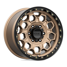 Charger l'image dans la galerie, KM54579068618 - KMC KM545 Trek 17X9 6X139.7  18mm Matte Bronze With Black Lip - KMC Wheels Canada