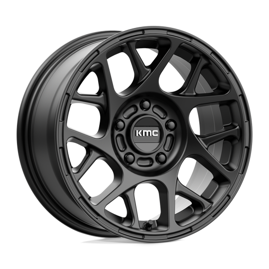 KM70857012710 - KMC KM708 Bully 15X7 5X114.3  10mm Satin Black - KMC Wheels Canada