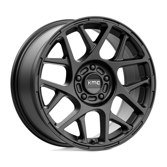 KM70878045738 - KMC KM708 Bully 17X8 5X108  38mm Satin Black - KMC Wheels Canada