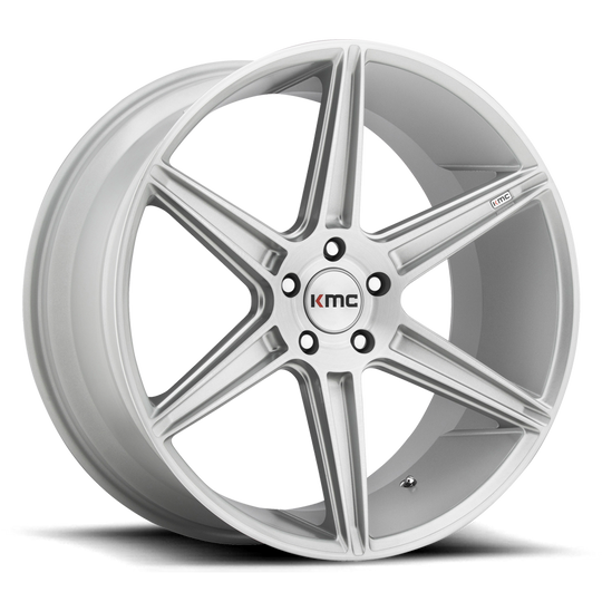 KM71120552435 - KMC KM711 Prism 20X10.5 5X120  35mm Brushed Silver - KMC Wheels Canada