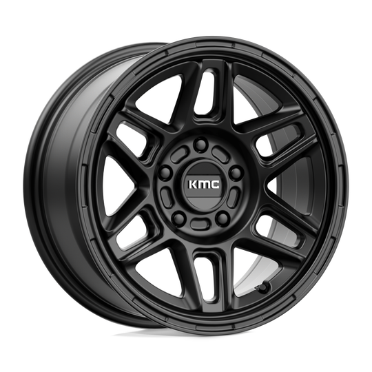 KM71657051710 - KMC KM716 Nomad 15X7 5X100  10mm Satin Black - KMC Wheels Canada