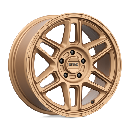 KM71678045638 - KMC KM716 Nomad 17X8 5X108  38mm Matte Bronze - KMC Wheels Canada
