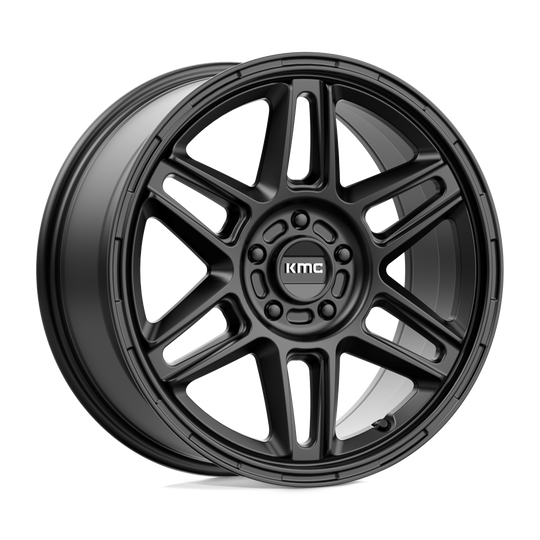 KM71688012738 - KMC KM716 Nomad 18X8 5X114.3  38mm Satin Black - KMC Wheels Canada