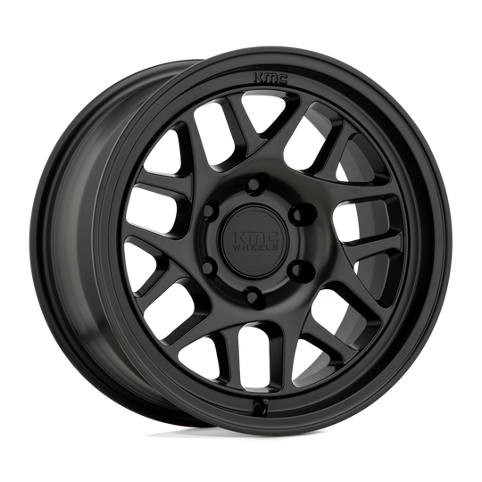 KM71778564718 - KMC KM717 Bully 17X8.5 6X114.3  18mm Satin Black - KMC Wheels Canada