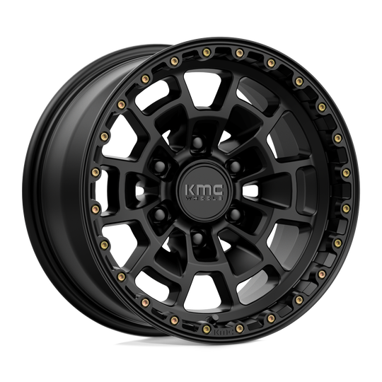 KM71868068700 - KMC KM718 Summit 16X8 6X139.7  0mm Satin Black - KMC Wheels Canada