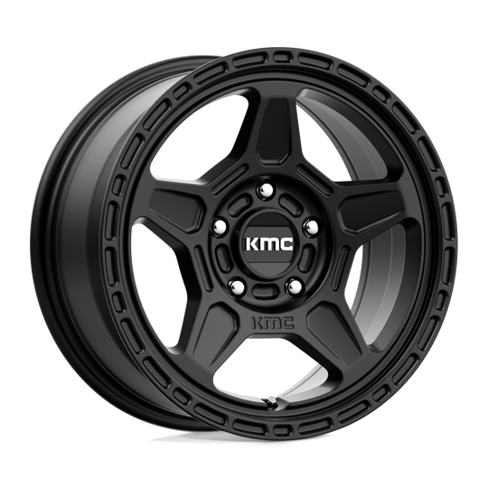 KM72157012715 - KMC KM721 Alpine 15X7 5X114.3  15mm Satin Black - KMC Wheels Canada