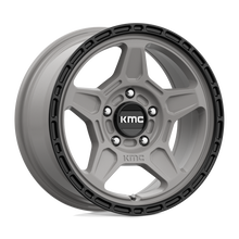 Load image into Gallery viewer, KM72157051415 - KMC KM721 Alpine 15X7 5X100  15mm Satin Gray With Black Lip - KMC Wheels Canada