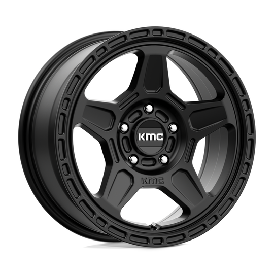 KM72167051715 - KMC KM721 Alpine 16X7 5X100  15mm Satin Black - KMC Wheels Canada