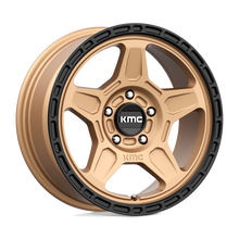 Load image into Gallery viewer, KM72167012615 - KMC KM721 Alpine 16X7 5X114.3  15mm Matte Bronze With Black Lip - KMC Wheels Canada