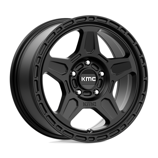 KM72167512730 - KMC KM721 Alpine 16X7.5 5X114.3  30mm Satin Black - KMC Wheels Canada