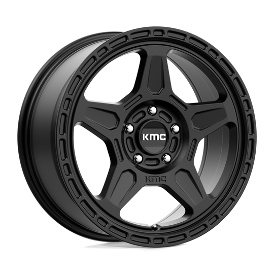 KM72178012738 - KMC KM721 Alpine 17X8 5X114.3  38mm Satin Black - KMC Wheels Canada