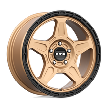 Load image into Gallery viewer, KM72178045638 - KMC KM721 Alpine 17X8 5X108  38mm Matte Bronze With Black Lip - KMC Wheels Canada