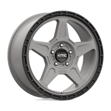 Load image into Gallery viewer, KM72188052438 - KMC KM721 Alpine 18X8 5X120  38mm Satin Gray With Black Lip - KMC Wheels Canada