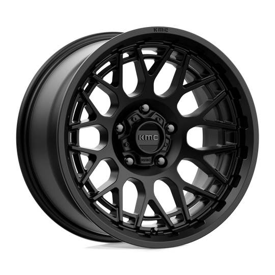 KM72229088700 - KMC KM722 Technic 20X9 8X180  0mm Satin Black - KMC Wheels Canada