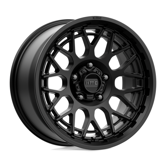 KM72278550718 - KMC KM722 Technic 17X8.5 5X127  18mm Satin Black - KMC Wheels Canada