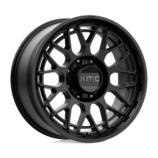 KM72229080718 - KMC KM722 Technic 20X9 8X165.1  18mm Satin Black - KMC Wheels Canada