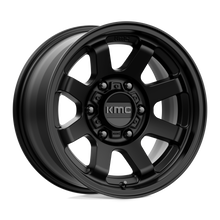 Load image into Gallery viewer, KM72368068700US - KMC KM723 Trail 16X8 6X139.7  0mm Satin Black - KMC Wheels Canada