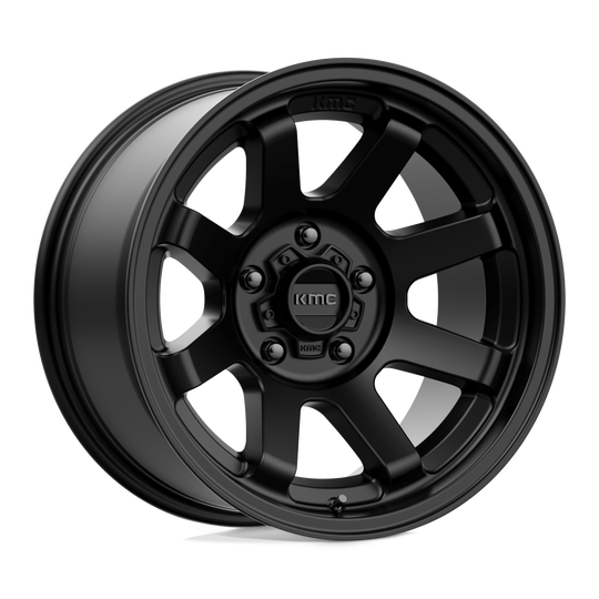 KM72379050712NUS - KMC KM723 Trail 17X9 5X127 -12 mm Satin Black - KMC Wheels Canada