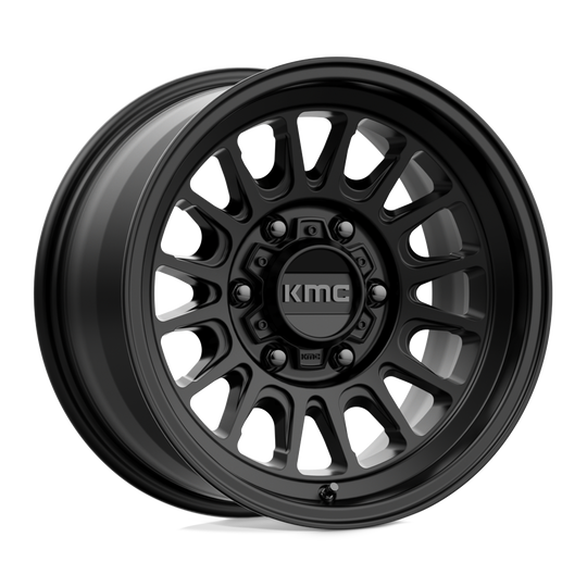 KM72479050712NUS - KMC KM724 Impact 17X9 5X127 -12 mm Satin Black - KMC Wheels Canada