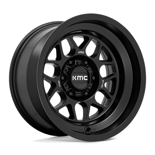 KM725MX17906838N - KMC KM725 Terra 17X9 6X139.7 -38 mm Satin Black - KMC Wheels Canada