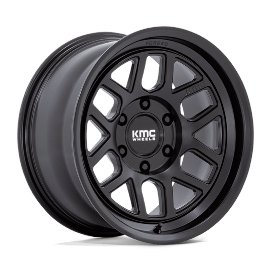 KM446MX17856300 - KMC KM446 Mesa Forged Monoblock 17X8.5 6X135  0mm Satin Black - KMC Wheels Canada