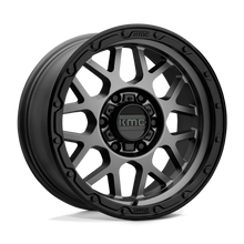 Load image into Gallery viewer, KM53588585400 - KMC KM535 Grenade Off-Road 18X8.5 5X139.7  0mm Matte Gray Matte Black Lip - KMC Wheels Canada