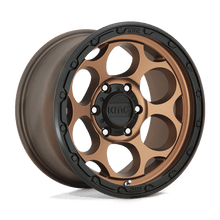 Load image into Gallery viewer, KM54178587600 - KMC KM541 Dirty Harry 17X8.5 8X170  0mm Matte Bronze With Black Lip - KMC Wheels Canada