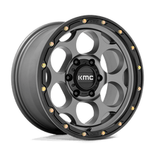 Load image into Gallery viewer, KM54178587900 - KMC KM541 Dirty Harry 17X8.5 8X170  0mm Satin Gray With Black Lip - KMC Wheels Canada