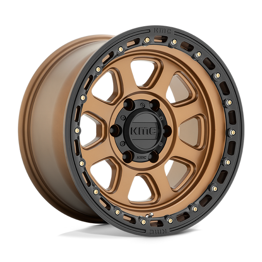 KM54889088618 - KMC KM548 Chase 18X9 8X180  18mm Matte Bronze With Black Lip - KMC Wheels Canada