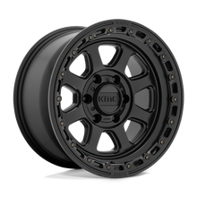Load image into Gallery viewer, KM54829087700 - KMC KM548 Chase 20X9 8X170  0mm Satin Black With Gloss Black Lip - KMC Wheels Canada