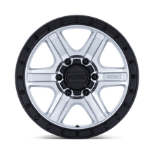 Load image into Gallery viewer, KM551DB17856818 - KMC KM551 Outrun 17X8.5 6X139.7 18MM Machined With Gloss Black Lip - KMC Wheels Canada