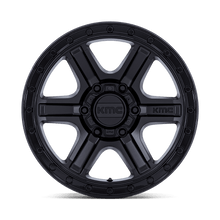 Charger l'image dans la galerie, KM551MB17856810N - KMC KM551 Outrun 17X8.5 6X139.7 -10MM Matte Black With Gloss Black Lip - KMC Wheels Canada