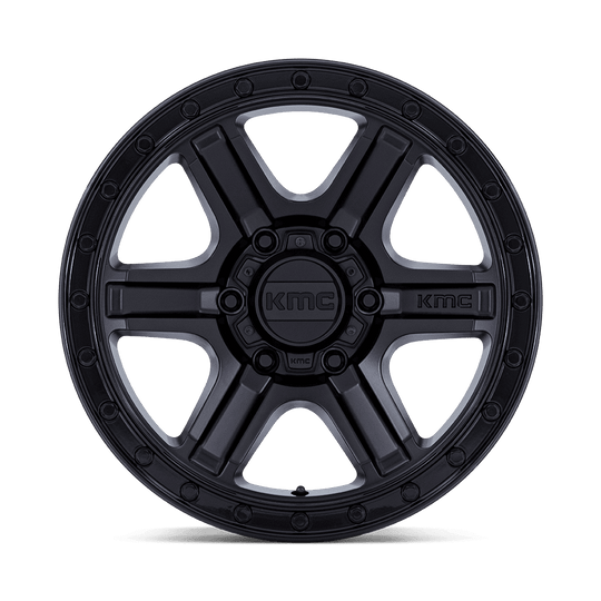 KM551MB18906318 - KMC KM551 Outrun 18X9 6X135 18MM Matte Black With Gloss Black Lip - KMC Wheels Canada