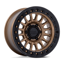 Charger l'image dans la galerie, KM552ZB17855010N - KMC KM552 IMS 17X8.5 5X127 -10mm Matte Bronze With Gloss Black Lip - KMC Wheels Canada