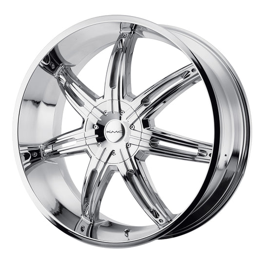 KM66529000230 - KMC KM665 Surge 20X9 BLANK  30mm Chrome - KMC Wheels Canada