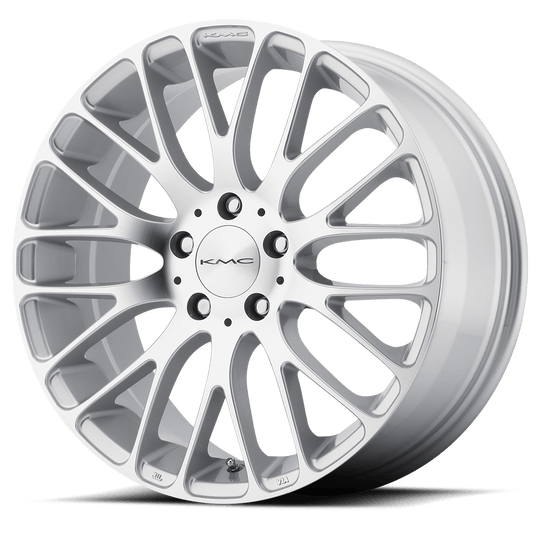 KM69328556440 - KMC KM693 Maze 20X8.5 5X112 40mm Silver W Machined Face - KMC Wheels Canada