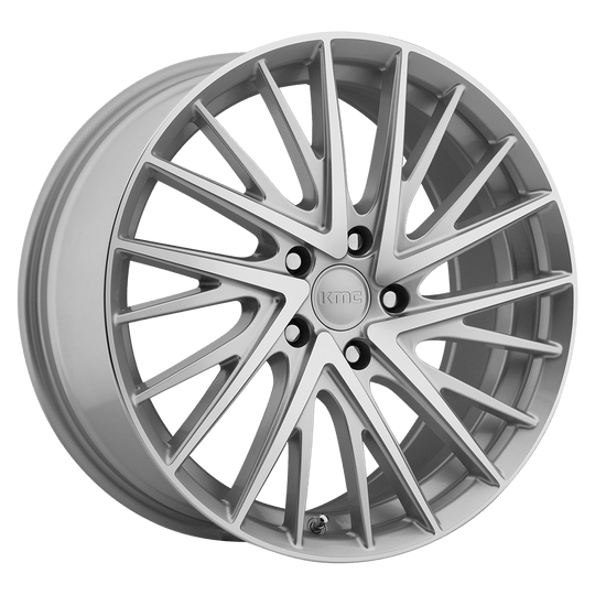 KM69788012140 - KMC KM697 Newton 18X8 5X114.3  40mm Silver Machined - KMC Wheels Canada