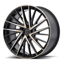 Load image into Gallery viewer, KM69728557935 - KMC KM697 Newton 20X8.5 5X112  35mm Satin Black W/ Machined Face And Tinted Clear - KMC Wheels Canada
