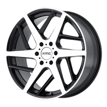Charger l'image dans la galerie, KM69922968515 - KMC KM699 Two Face 22X9 6X139.7  15mm Satin Black With Machined Face - KMC Wheels Canada