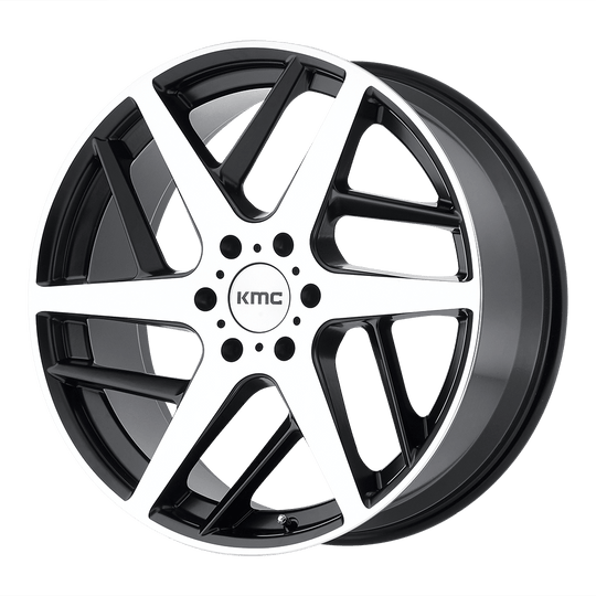 KM69922968535 - KMC KM699 Two Face 22X9 6X139.7  35mm Satin Black With Machined Face - KMC Wheels Canada