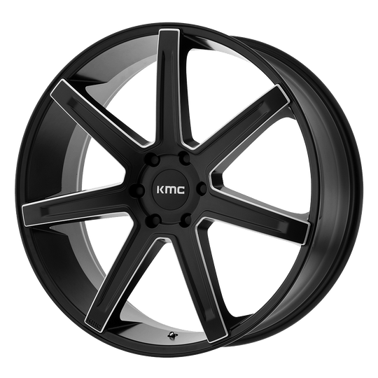 KM70029068935 - KMC KM700 Revert 20X9 6X139.7  35mm Satin Black Milled - KMC Wheels Canada